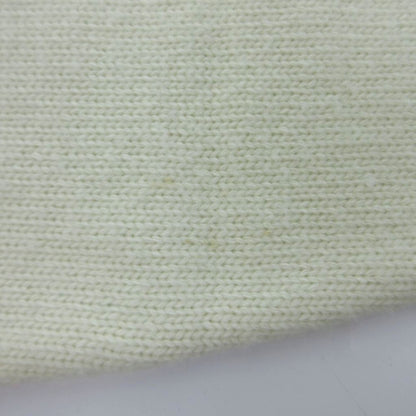 Dior Non ET Non! Long Sleeve Knit Sweater Wool Cashmere Blend White 38 HW — view 7