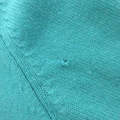 Chanel Vintage Cashmere Cardigan CC Logo Button Emerald Green HW — view 9