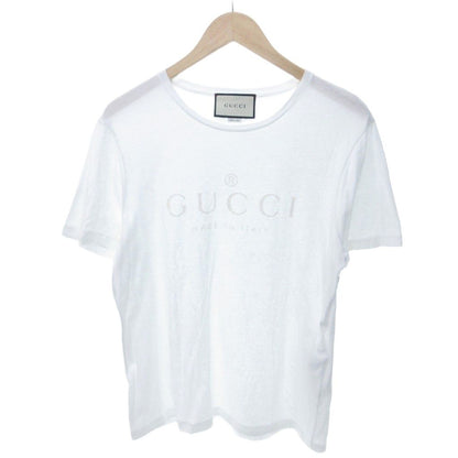 Gucci Logo T-Shirt Short Sleeve White L HW
