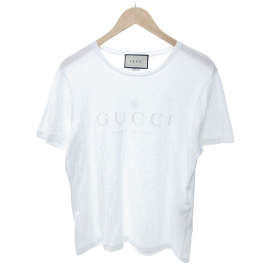 Gucci Logo T-Shirt Short Sleeve White L HW