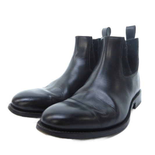 Dior Homme Hedi Slimane Era Side Gore Boots Plain Toe Wood Sole Leather 42 HW
