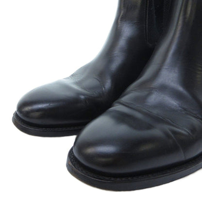 Dior Homme Hedi Slimane Era Side Gore Boots Plain Toe Wood Sole Leather 42 HW — view 2