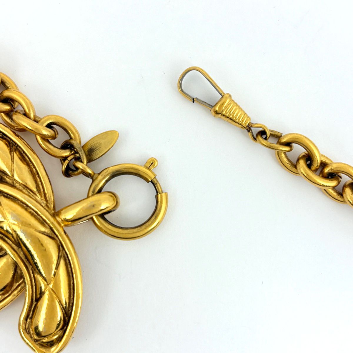 Chanel CC Logo Chain Necklace Long Gold Plated — view 3