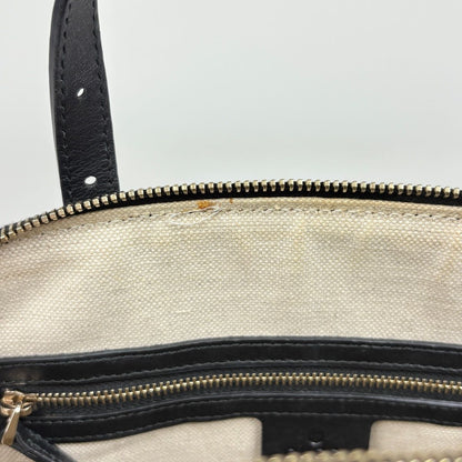 Gucci Micro Guccissima Handbag 2-Way Enamel Nice Patent Leather Black — view 6