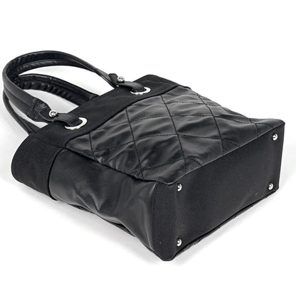 Chanel Paris Biarritz Tote PM CC Logo Black — view 2