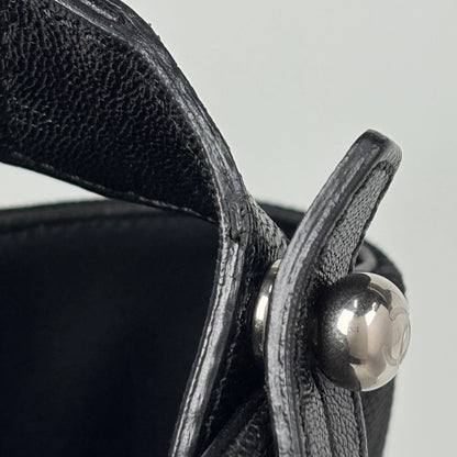 Chanel Paris Biarritz Tote PM CC Logo Black — view 5