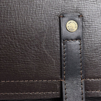 Louis Vuitton Omaha Crossbody Shoulder Bag Utah Leather Cafe — view 4