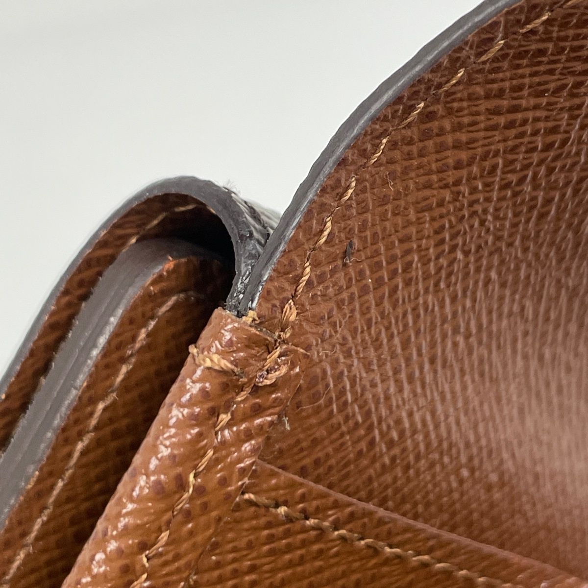 Louis Vuitton Portefeuille Elise Hook Trifold Wallet Monogram Brown — view 4