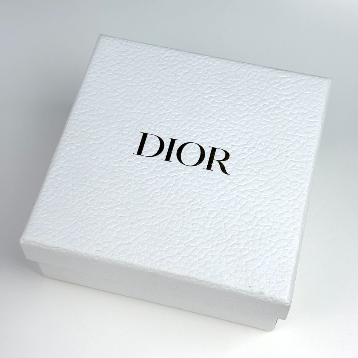 Dior Logo Rhinestone Necklace 2 Row Gold Plated — view 5