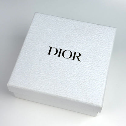 Dior Logo Rhinestone Necklace 2 Row Gold Plated — view 5