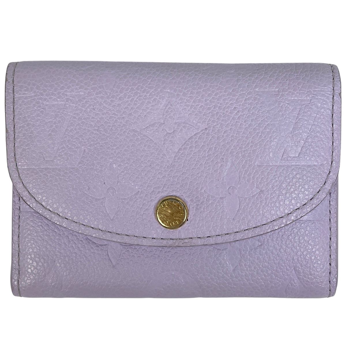 Louis Vuitton Porte-Monnaie Rosalie Card Case Coin Monogram Empreinte Lilac