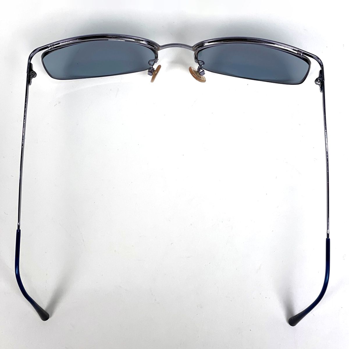 Chanel CC Logo Sunglasses Eyewear Metal Blue — view 3