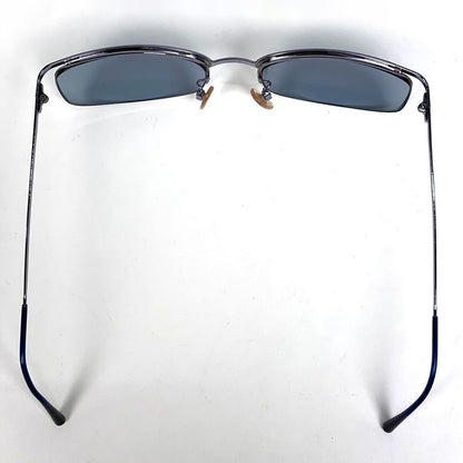 Chanel CC Logo Sunglasses Eyewear Metal Blue — view 3