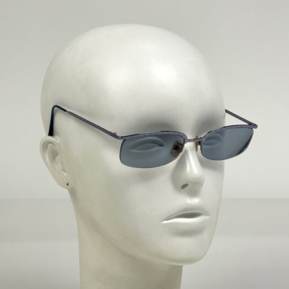Chanel CC Logo Sunglasses Eyewear Metal Blue — view 5