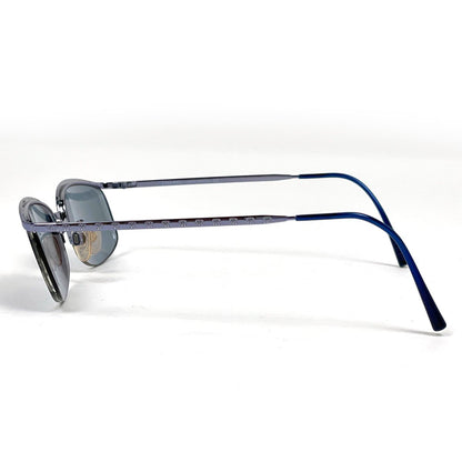 Chanel CC Logo Sunglasses Eyewear Metal Blue — view 2