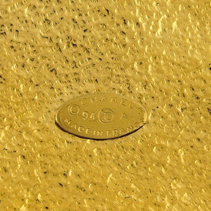 Chanel CC Logo Brooch Round Gold Plated — view 6