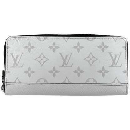 Louis Vuitton Zippy Wallet Horizontal Zip Around Taigarama Optic White