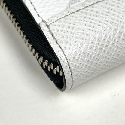 Louis Vuitton Zippy Wallet Horizontal Zip Around Taigarama Optic White — view 3