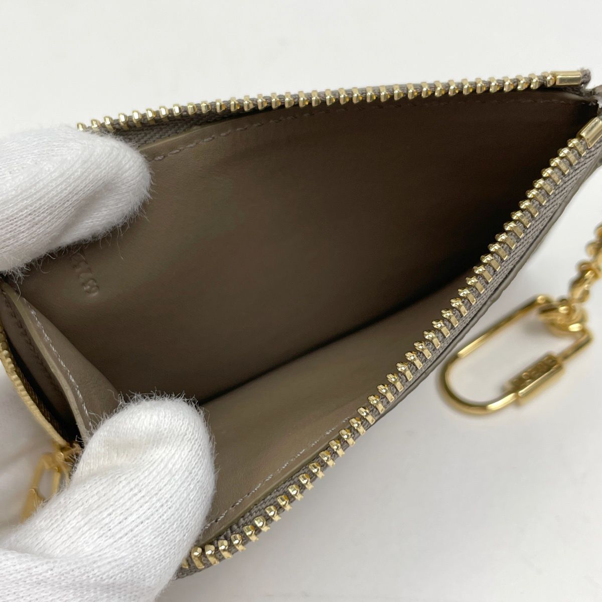 Loewe Anagram Square Coin Card Holder Case Leather — view 5