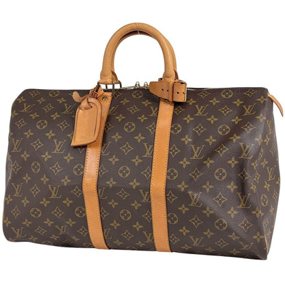 Louis Vuitton Keepall 45 Boston Bag Monogram Brown