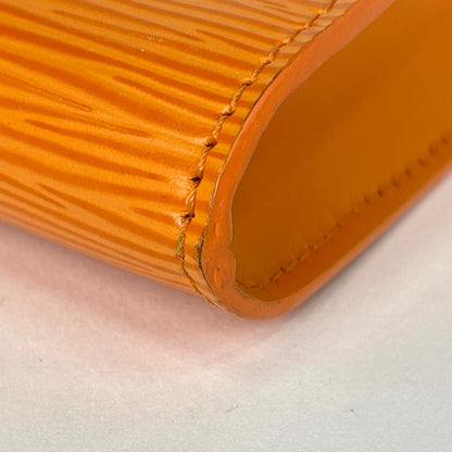 Louis Vuitton Pochette Makeup Cosmetics Pouch Epi Mandarin — view 3