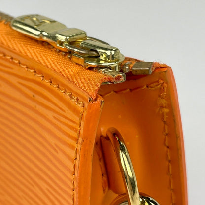 Louis Vuitton Pochette Makeup Cosmetics Pouch Epi Mandarin — view 7