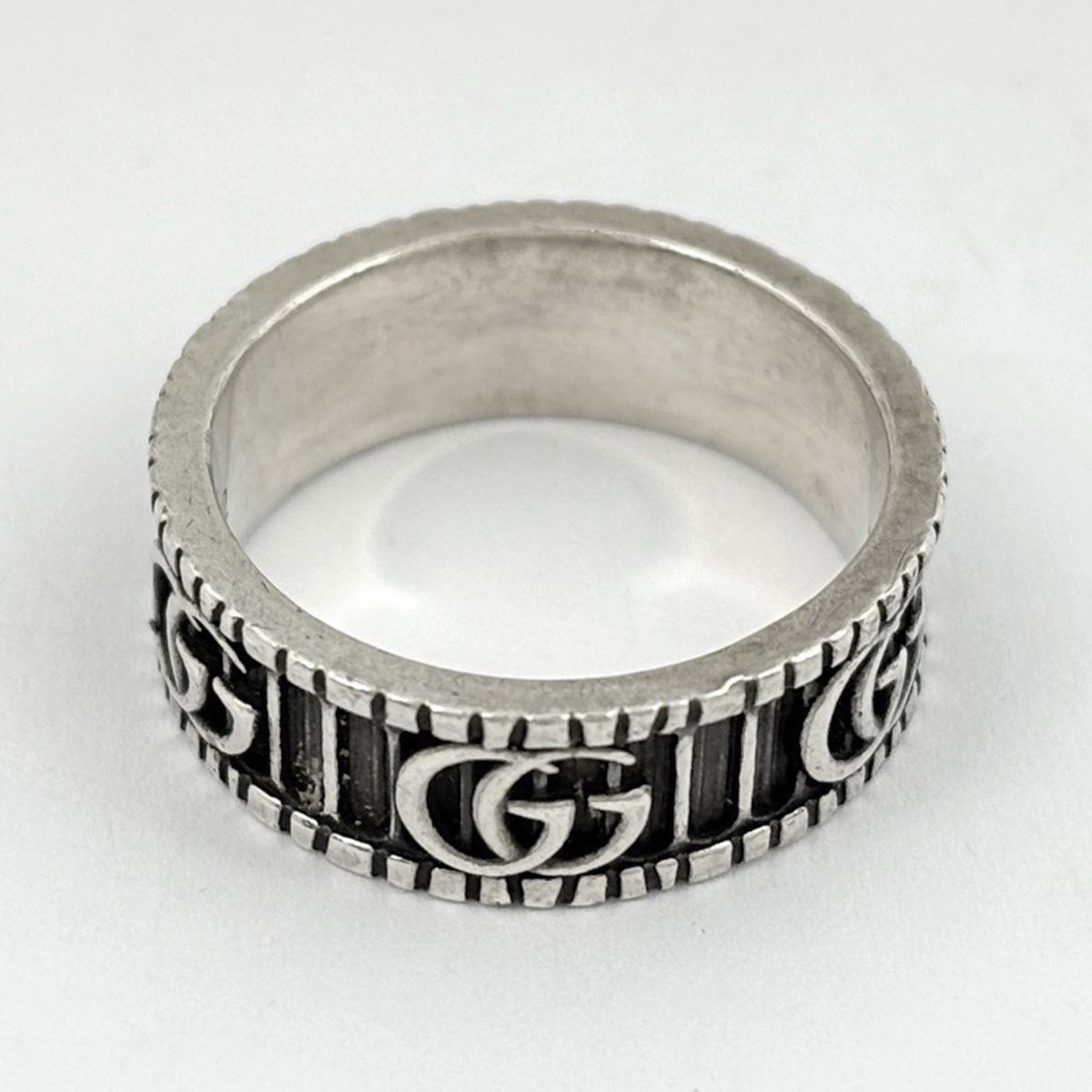 Gucci Double Wide Ring 925 Sterling Silver — view 3