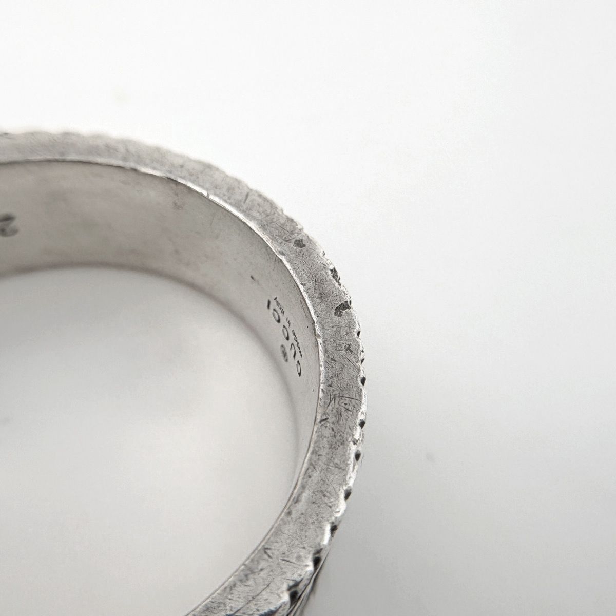 Gucci Double Wide Ring 925 Sterling Silver — view 4