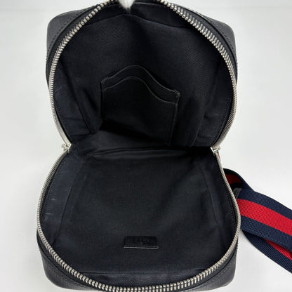 Gucci GG Pattern Belt Bag Soft Supreme Black — view 8