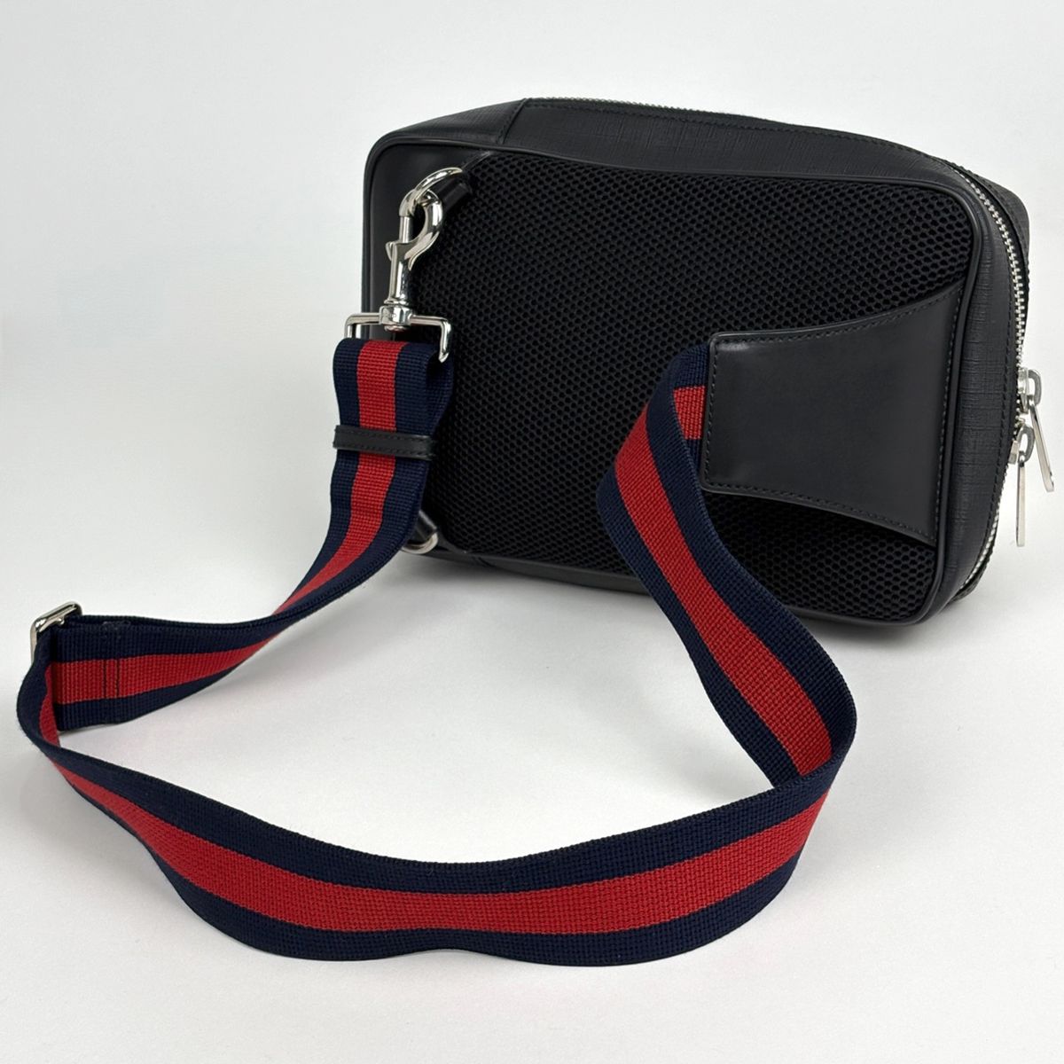Gucci GG Pattern Belt Bag Soft Supreme Black — view 2