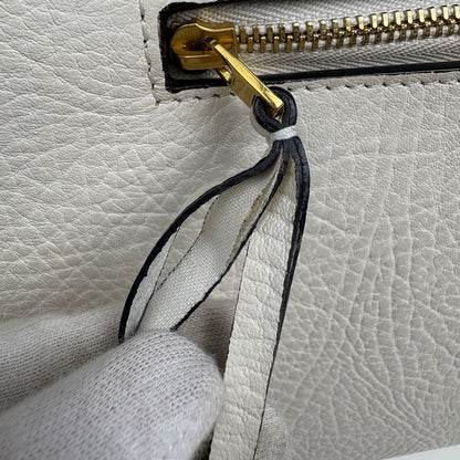 Celine Belt Bag Mini 2-Way Leather White Navy — view 5