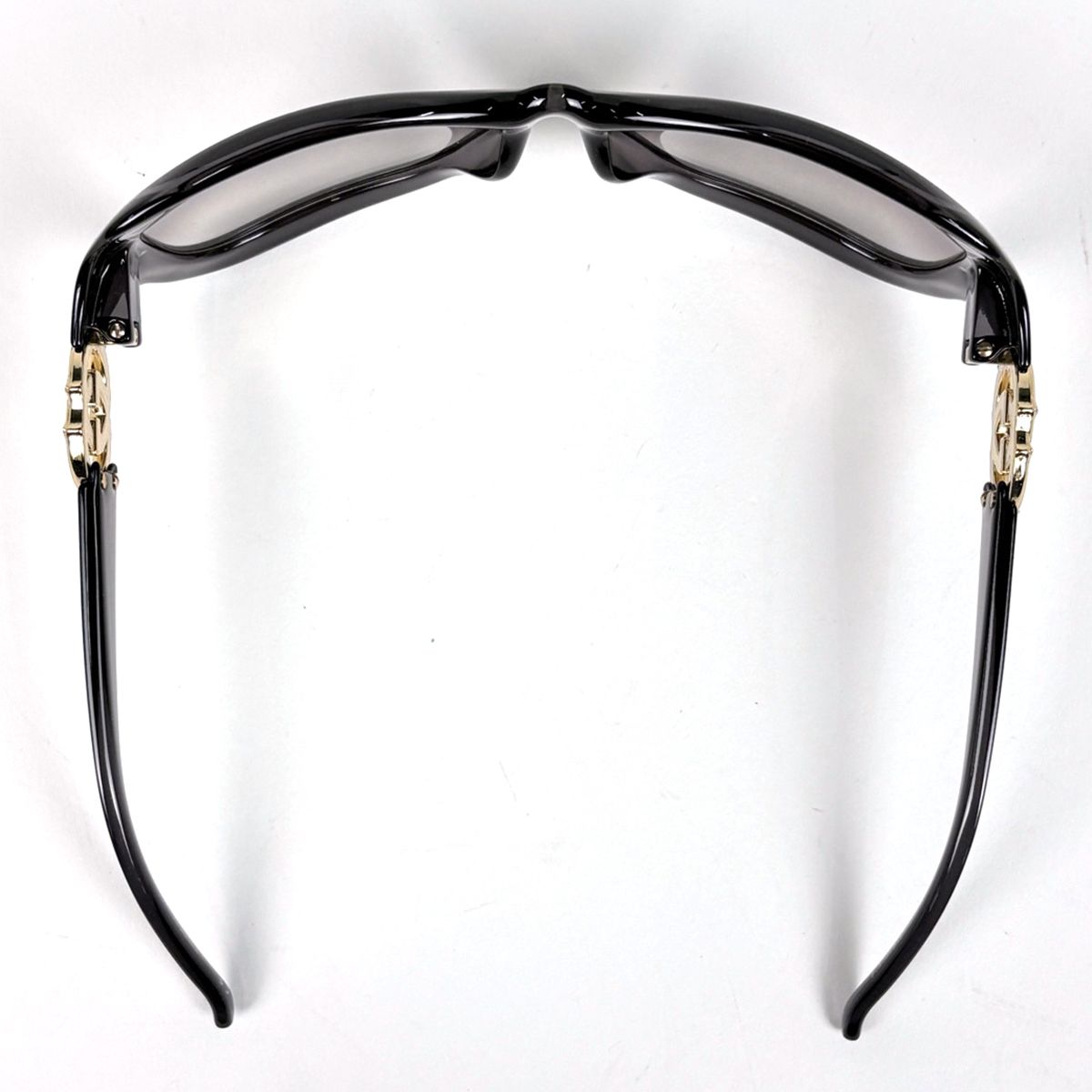 Gucci GG Logo Gradient Sunglasses Eyewear Acetate Black — view 3