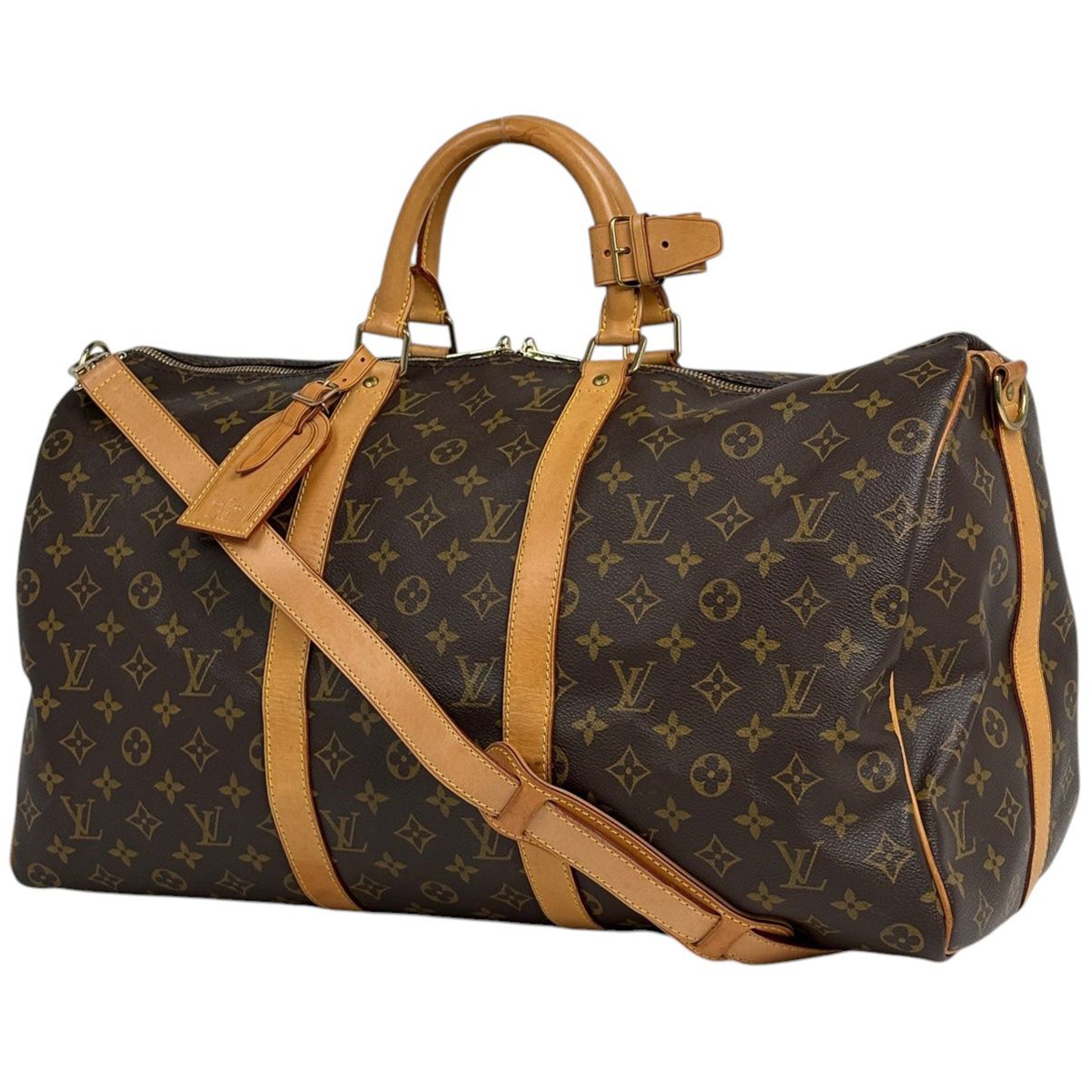 Louis Vuitton Keepall Bandouliere 50 2-Way Boston Bag Monogram Brown