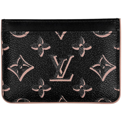 Louis Vuitton Card Holder LV Side Up Passcase Case Monogram Noir Pink