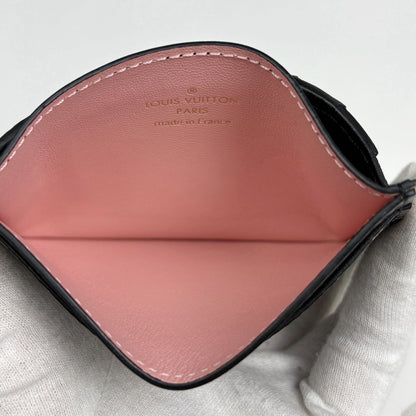 Louis Vuitton Card Holder LV Side Up Passcase Case Monogram Noir Pink — view 6
