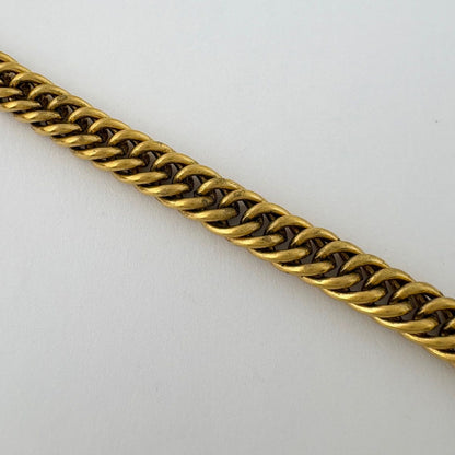 Chanel CC Logo Necklace Round Long Gold Plated — view 5