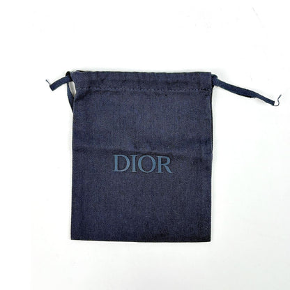 Dior Logo Necklace Cannage Stainless Steel Silver — view 5