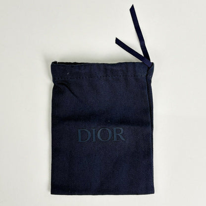 Dior Dog Tag Necklace Logo Silver Plated — view 5