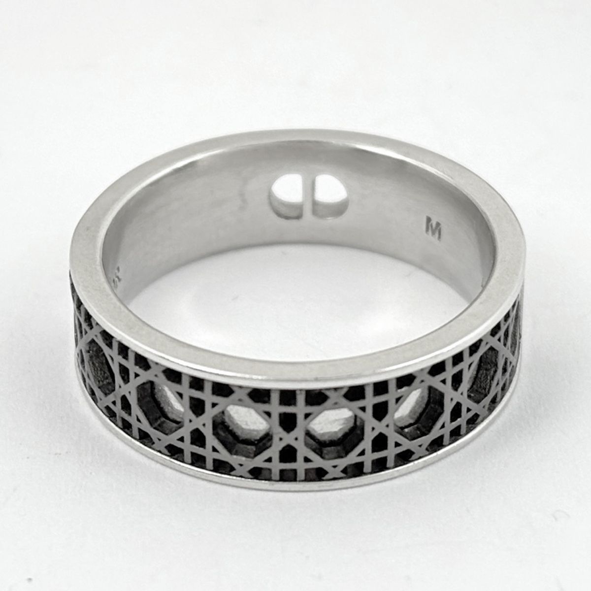 Dior Cannage Ring 925 Sterling Silver — view 2