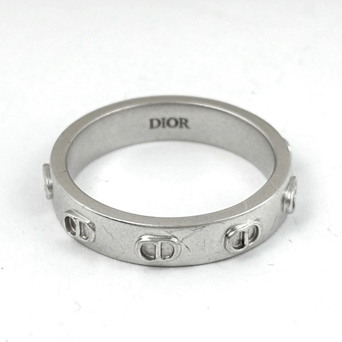 Dior Logo Ring CD 925 Sterling Silver — view 2