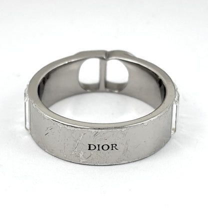 Dior Logo Ring Rhinestone No 19 Silver — view 4