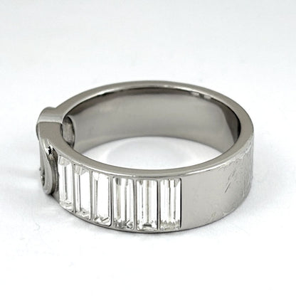 Dior Logo Ring Rhinestone No 19 Silver — view 3
