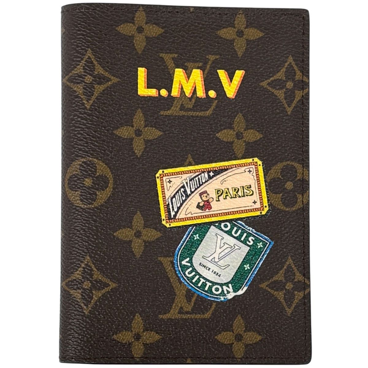 Louis Vuitton Couverture Passport NM Case My LV World Tour Monogram Brown