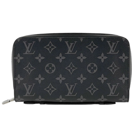 Louis Vuitton Zippy XL Zip Around Wallet Monogram Eclipse Noir