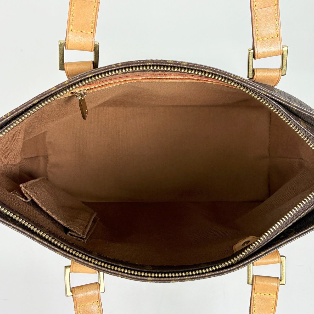 Louis Vuitton Cabas Piano Shoulder Bag Tote Monogram Brown — view 7