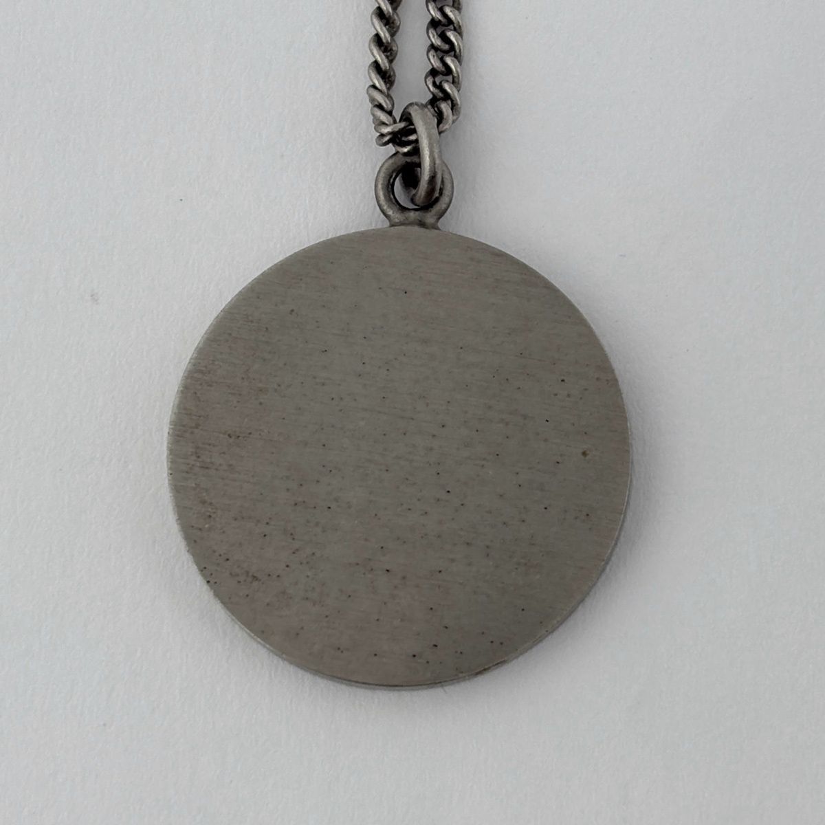 Chanel Camellia Necklace CC Logo Silver Plated — view 2