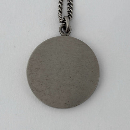Chanel Camellia Necklace CC Logo Silver Plated — view 2