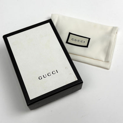 Gucci Interlocking Key Case Leather Black Key Holder — view 7