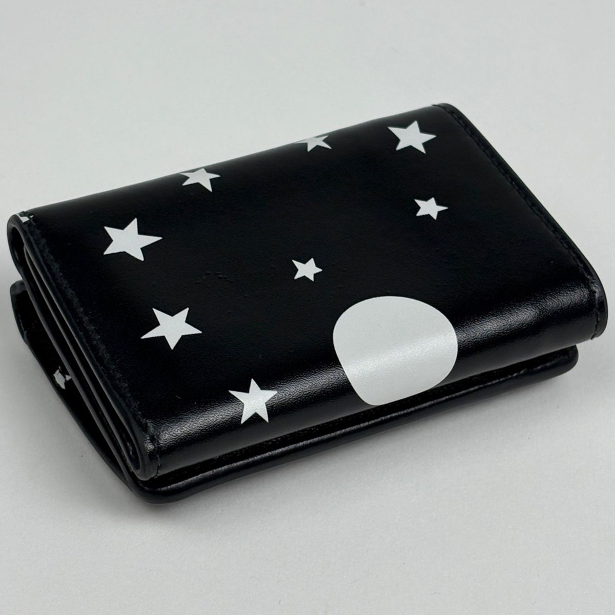 Balenciaga Paper Mini Wallet Leather Black — view 2