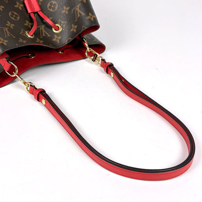Louis Vuitton Neo Noe Drawstring Shoulder Crossbody Bag Monogram Coquelicot — view 6